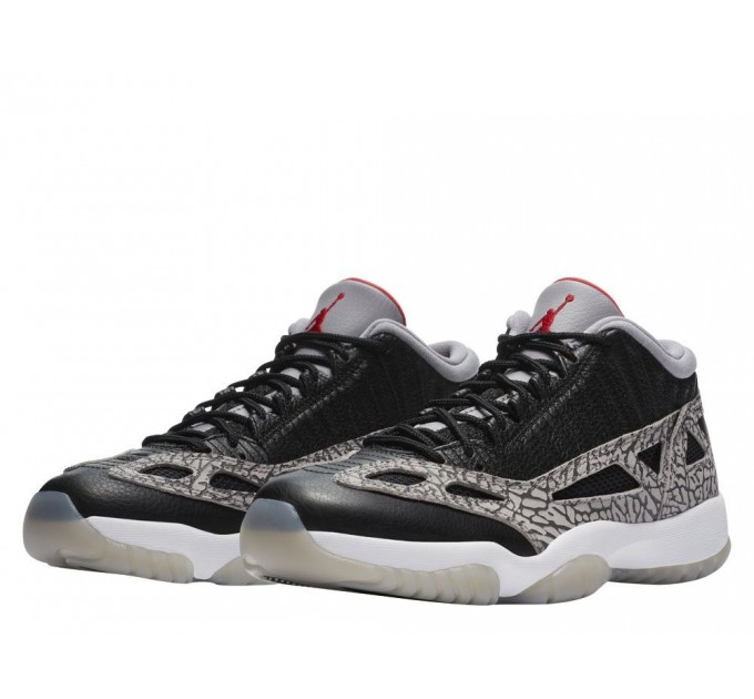 Кроссовки Jordan 11 Retro Low Ie Black Cement 919712-006