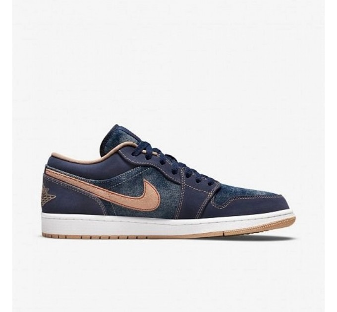 Кроссовки Jordan 1 Low Se Denim DH1259-400