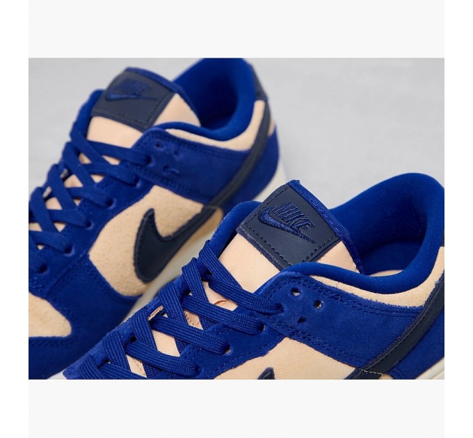 Кроссовки Nike Dunk Low Lx Blue Suede (W) DV7411-400