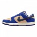 Кроссовки Nike Dunk Low Lx Blue Suede (W) DV7411-400