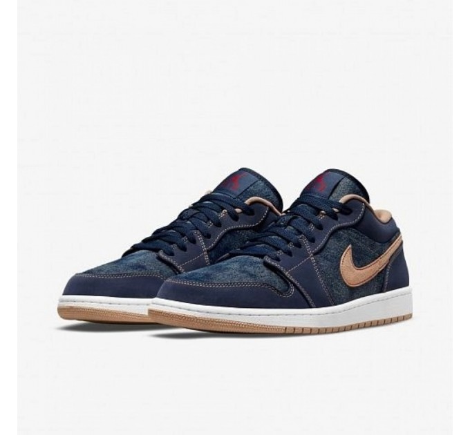 Кроссовки Jordan 1 Low Se Denim DH1259-400