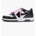 Кроссовки Off-White Out Of Office Croco Print Sneaker 'Black White Purple' OMIA189F22LEA0040110