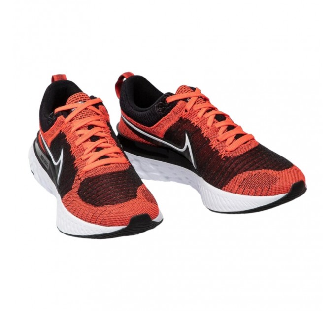 Кроссовки Nike React Infinity Run Flyknit 2 Black Bright Crimson CT2357-600