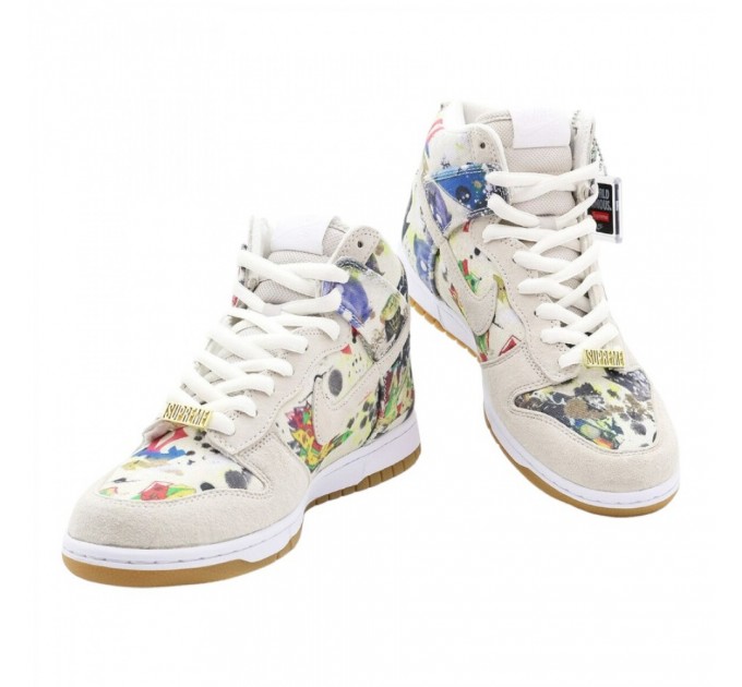 Кроссовки Nike Sb Dunk High Supreme Rammellzee FD8779-100