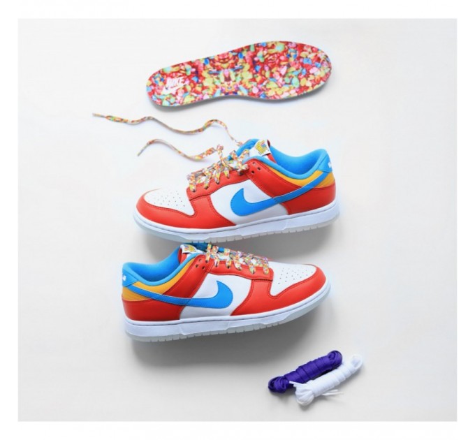 Кроссовки Nike Dunk Low Qs Lebron James Fruity Pebbles DH8009-600