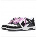 Кроссовки Off-White Out Of Office Croco Print Sneaker 'Black White Purple' OMIA189F22LEA0040110
