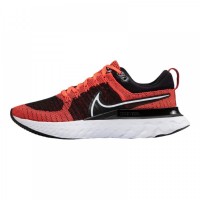 Кроссовки Nike React Infinity Run Flyknit 2 Black Bright Crimson CT2357-600