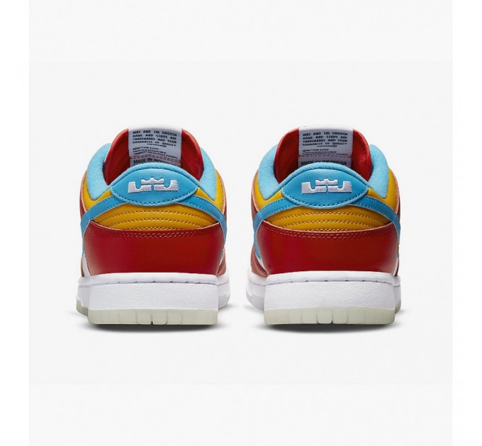 Кроссовки Nike Dunk Low Qs Lebron James Fruity Pebbles DH8009-600