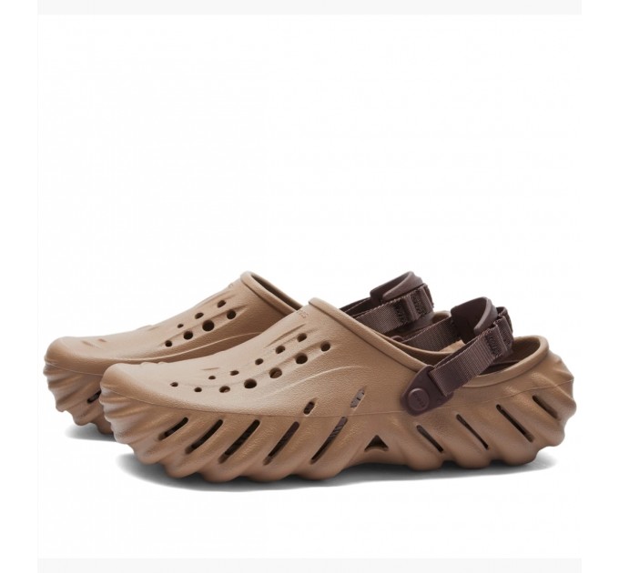 Кроссовки Crocs Echo Clog Brown 207937-2Q9