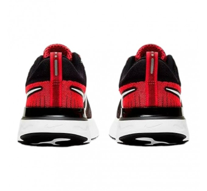 Кроссовки Nike React Infinity Run Flyknit 2 Black Bright Crimson CT2357-600