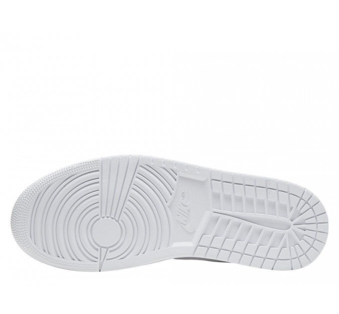 Кроссовки мужские Jordan 1 Mid White (554724-130)