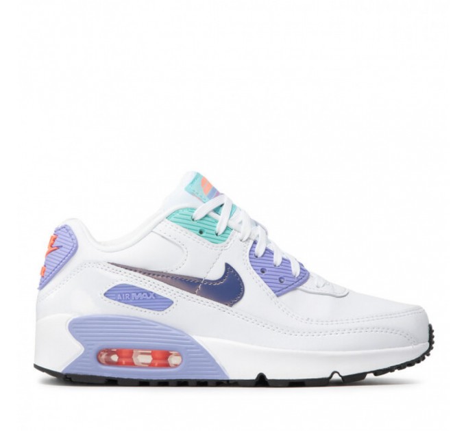 Кроссовки Nike Air Max 90 Se White Dark Purple Dust (Gs) CZ4500-100