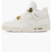Кроссовки Jordan 4 Retro Metallic Gold (W) AQ9129-170