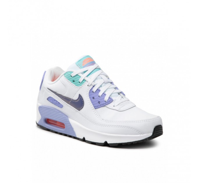 Кроссовки Nike Air Max 90 Se White Dark Purple Dust (Gs) CZ4500-100