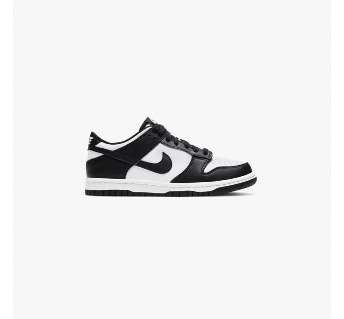 Кроссовки женские Jordan Dunk Low Retro White Black (Gs) (CW1590-100)