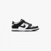 Кроссовки женские Nike Dunk Low Retro White Black (Gs) (CW1590-100)