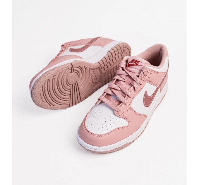 Кроссовки женские Nike Dunk Low Pink Velvet (Gs) (DO6485-600)