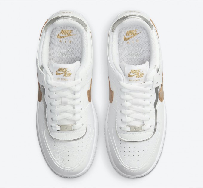 Кроссовки Nike Air Force 1 Low Shadow White Gold (W) DM3064-100