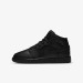 Кроссовки женские Jordan 1 Mid (Gs) Black (554725-091)