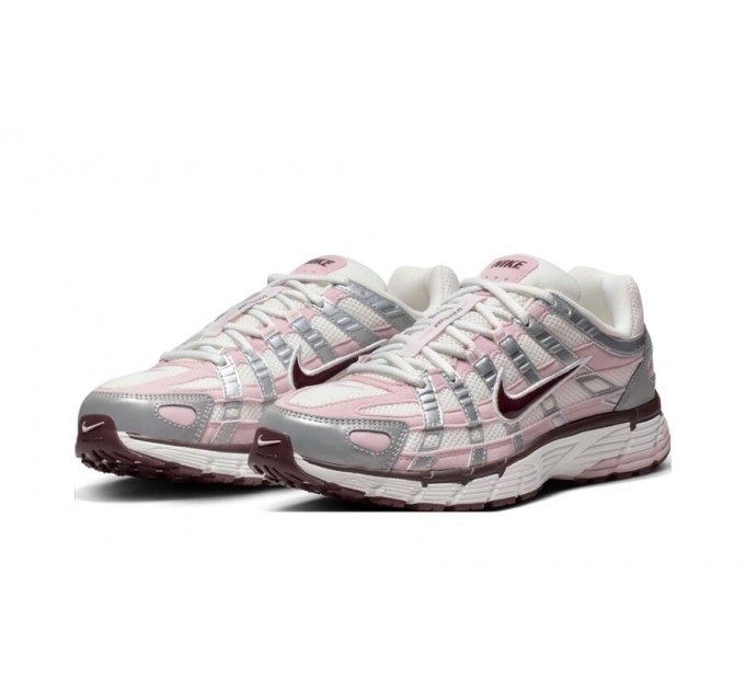 Кроссовки женские Nike P-6000 Silver Burgundy Plum Chalk (IM6026-121)