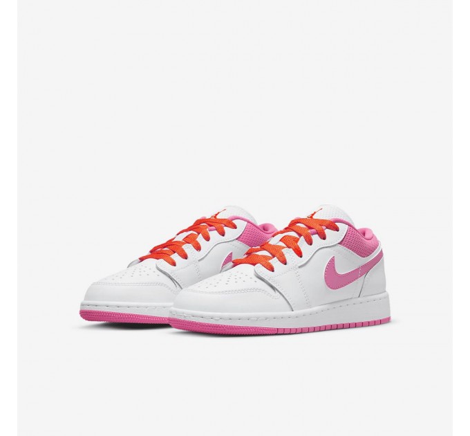 Кроссовки женские Nike 1 Low Gs 'White Safety Orange Pinksicle (DR9498-168)