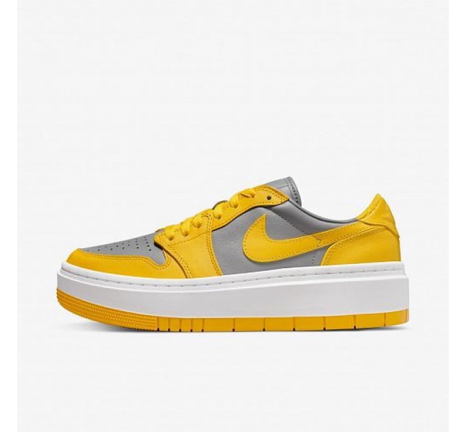 Кросівки жіночі Jordan 1 Low Elevate Yellow Grey (DH7004-017)
