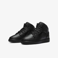 Кросівки жіночі Jordan 1 Mid (Gs) Black (554725-091)