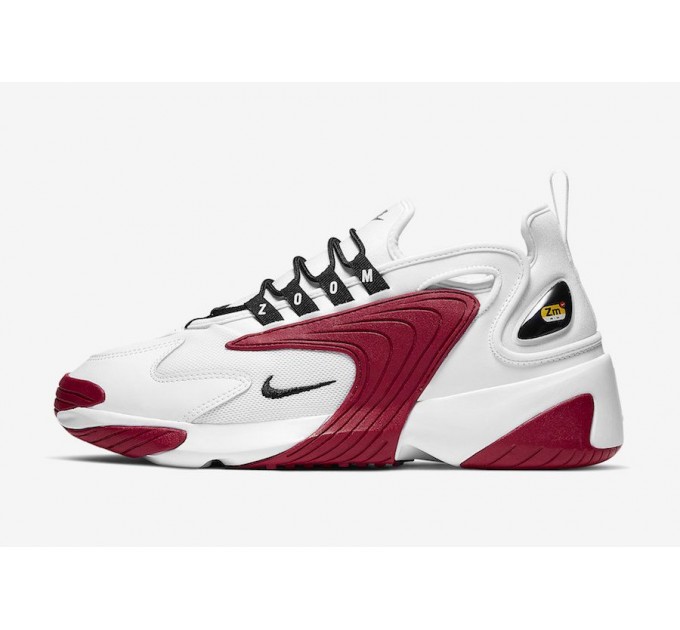 Кроссовки Nike Zoom 2K цвет: бело-красный