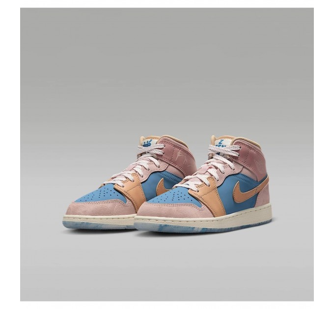 Кросівки жіночі Jordan 1 Mid Gs “Zen” (FN7452-400)