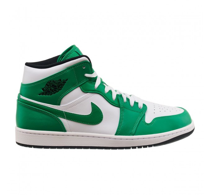 Кроссовки мужские Jordan 1 Mid “Lucky Green” (DQ8426-301)