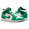 Кроссовки мужские Jordan 1 Mid “Lucky Green” (DQ8426-301)