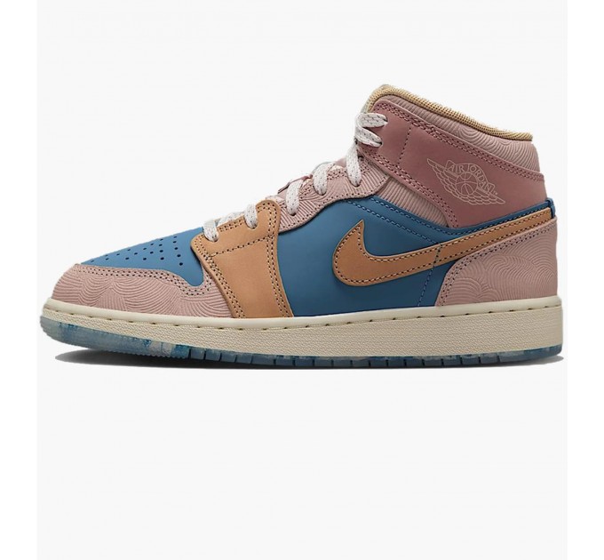 Кросівки жіночі Jordan 1 Mid Gs “Zen” (FN7452-400)