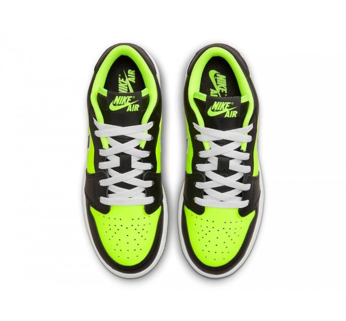 Кроссовки Jordan 1 Low Se Black Cat Volt (Gs) DX6666-701