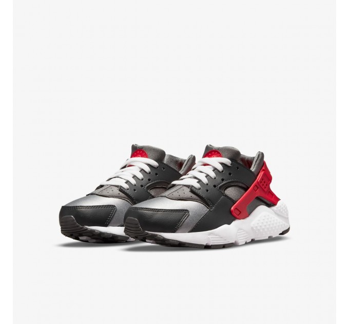 Кроссовки Nike Air Huarache Run Gs Smoke Grey University Red 654275-041