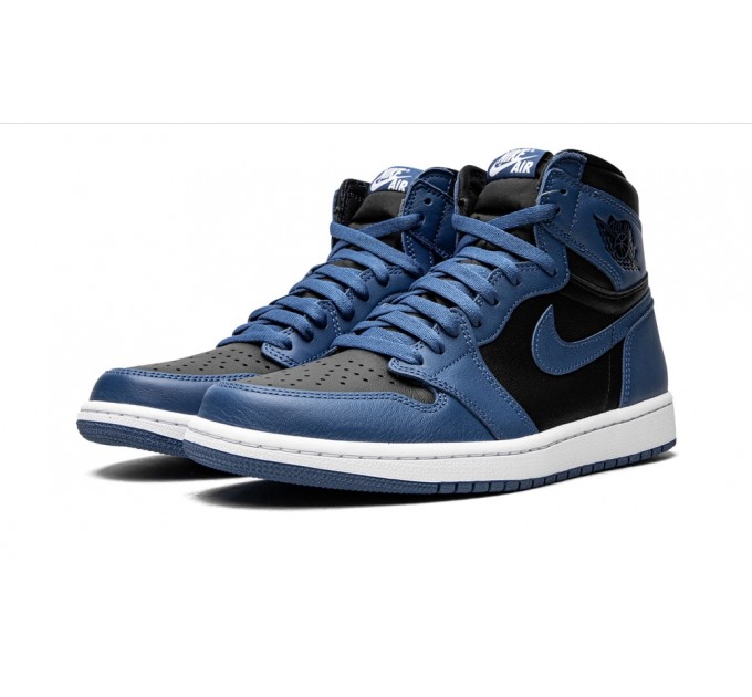 Кроссовки Jordan 1 Retro High Og Dark Marina Blue 555088-404