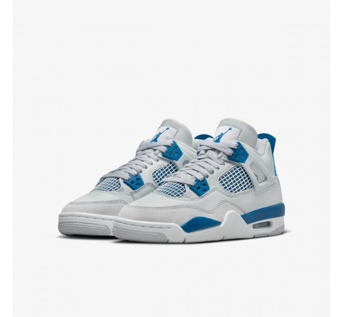 Кроссовки Jordan 4 Retro Military Blue (2024) (Gs) HF4281-141