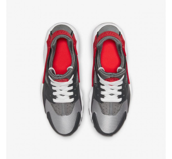 Кроссовки Nike Air Huarache Run Gs Smoke Grey University Red 654275-041