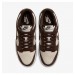 Кроссовки женские Nike Dunk Low Orewood Mini Swoosh Brown/White (IO4244-102)
