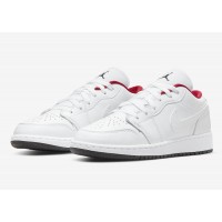 Кроссовки женские Nike 1 'White Gym Red' - 'Mismatched Insoles' (553560-164)