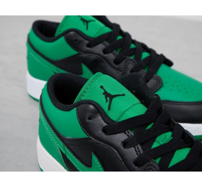 Кроссовки Jordan 1 Low Lucky Green (Gs) 553560-065