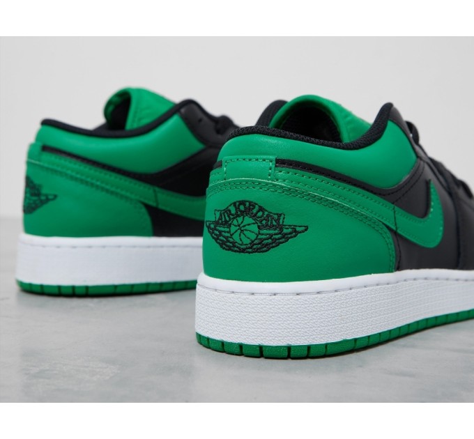 Кроссовки Jordan 1 Low Lucky Green (Gs) 553560-065