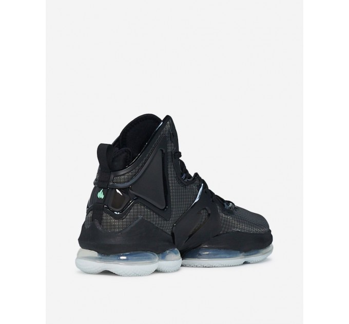 Кроссовки мужские Nike Lebron Xix Black Green Glow (CZ0203-003)