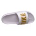 Тапочки жіночі Nike Wmns Offcourt Slide White Metallic Gold (BQ4632-106)