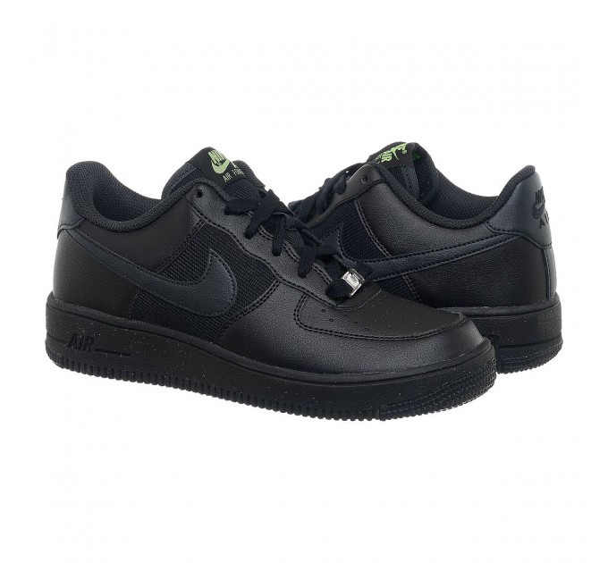 Кросівки жіночі Nike Ir Force 1 Low Crater Gs Triple Black (DH8695-001)