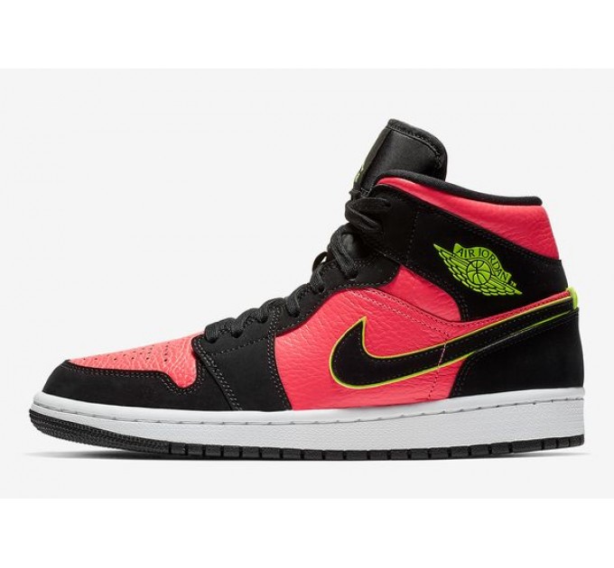 Кроссовки W Jordan 1 Mid Hot Punch BQ6472-006