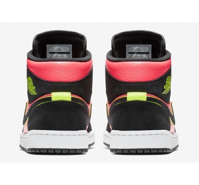 Кроссовки W Jordan 1 Mid Hot Punch BQ6472-006