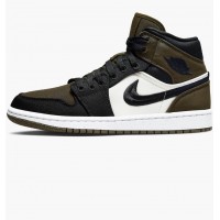 Кроссовки Jordan 1 Mid Olive Toe (W) DV0427-301