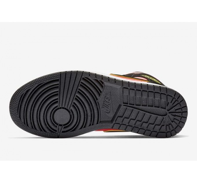 Кроссовки W Jordan 1 Mid Hot Punch BQ6472-006