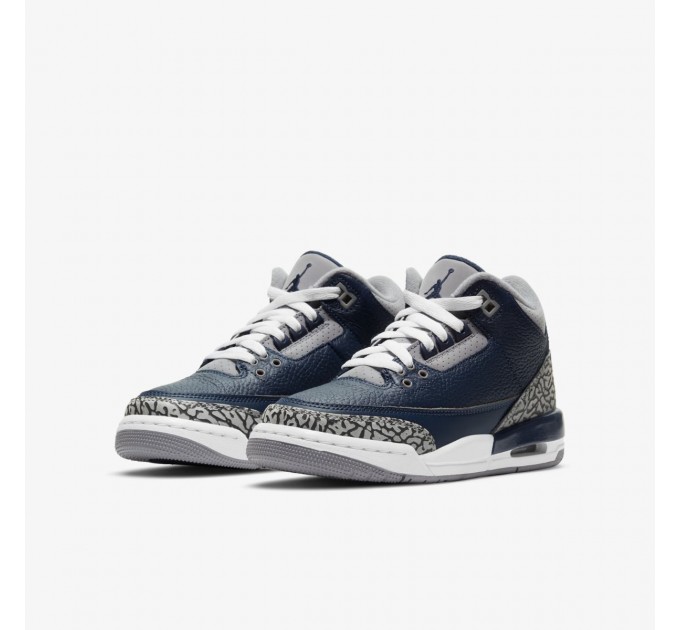 Кроссовки Air Jordan 3 Retro (Gs) Georgetown 398614-401
