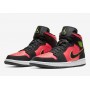 Кроссовки W Jordan 1 Mid Hot Punch BQ6472-006